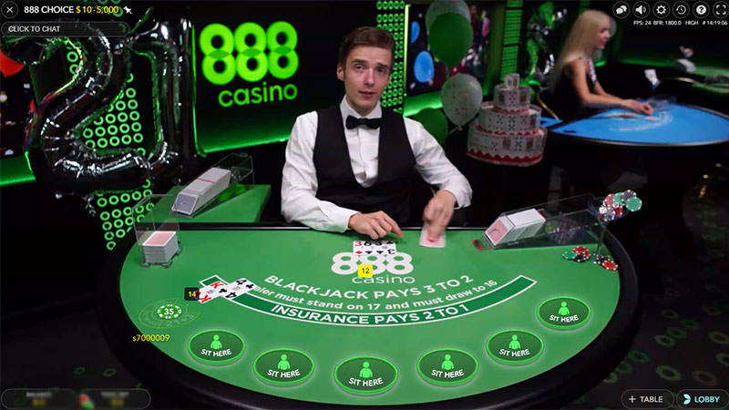 Chơi blackjack tại 188bet casino